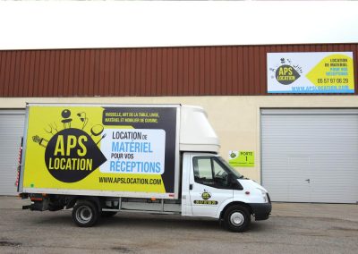 Covering professionnel camion APS imindigo