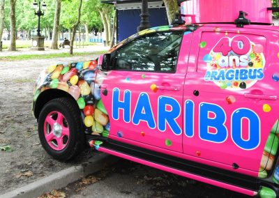 Covering voiture HARIBO Imindigo